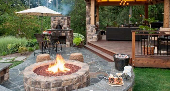 Outdoor Patio Ideas with Fire Pit